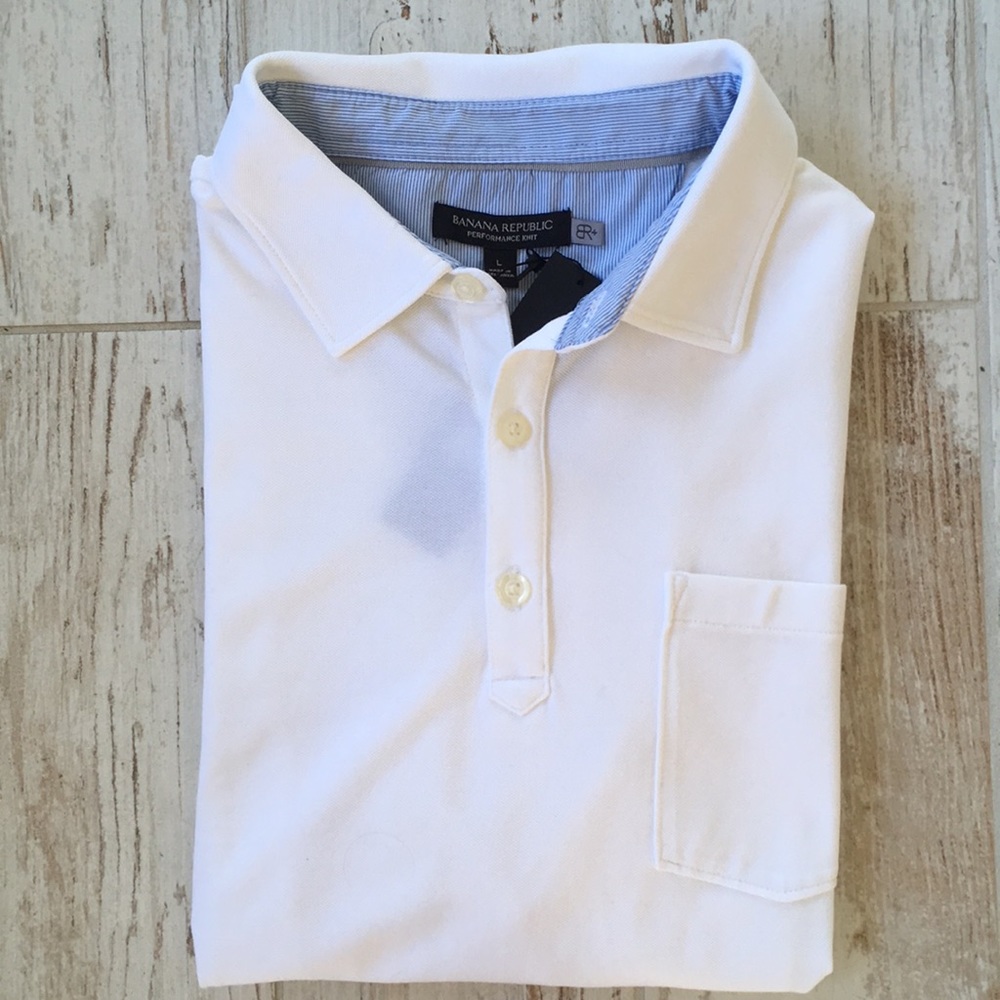 BNWT Men's Banana Republic Polo Sz L